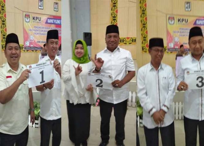 
 ZAYA Nomor 1, OCE Nomor 2, dan ABDI Nomor 3