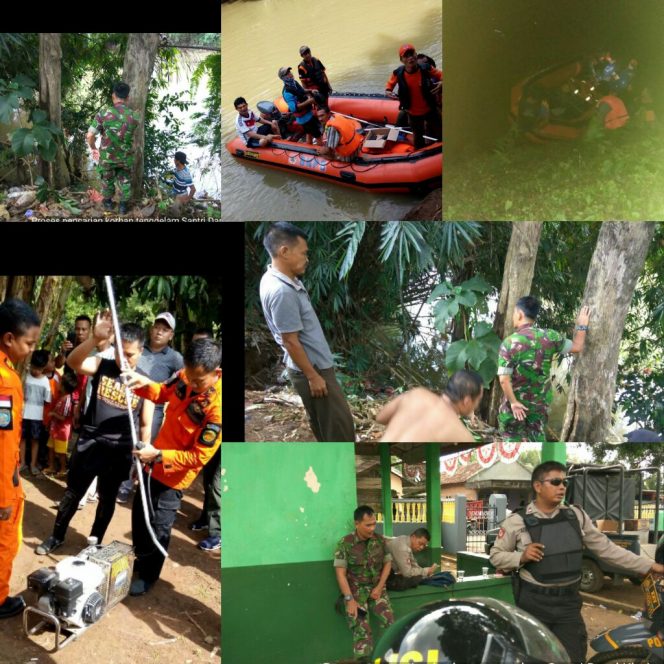 
 Selang 12 Jam jenazah dua Santri Tenggelam ditemukan