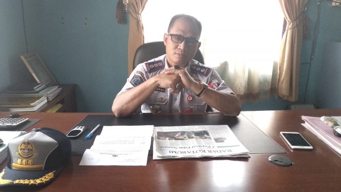 
 Caption foto : Basirun Ali Kadis Perhubungan Lampura