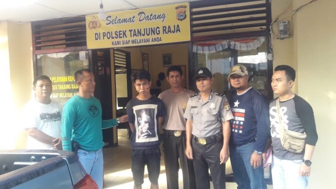 
 Polsek Tanjung Raja Ringkus Pelaku Curat