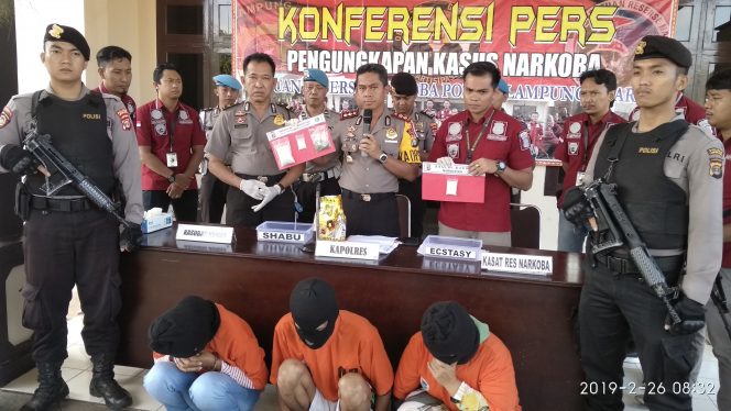 
 Pengedar Narkoba Kelas Kakap Jaringan Linprov Diringkus