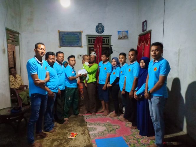 
 Peduli Sesama, Organisasi Kepemudaan Desa Semuliraya Bantu Batrisia Sabrina