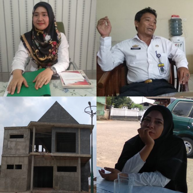 
 Foto : Ferdani  Caption : Terlihat sejumlah narasumber saat dikonfirmasi terkait mangkraknya gedung perpustakaan daerah, yang di jadikan tempat mesum, bolos sekolah, dan mabuk-mabukan, foto dibidik Juma'at (27/09).
