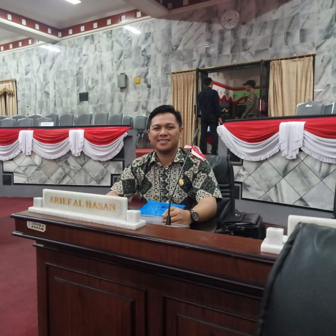 
 caption foto : Arif Al Hasan Anggota DPRD Lampung Utara Partai PKS.