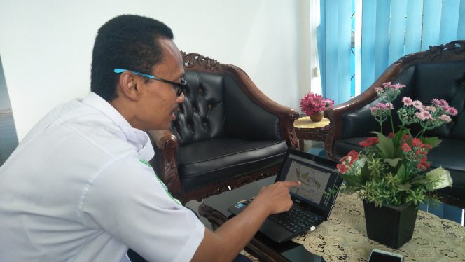 
 Foto 	: Pranata Riano
Caption : Agung Setyadi, Pegamat Muda Geofisika (PMG) BMKG saat dijumpai Radar Kotabumi, Selasa (14/1). 