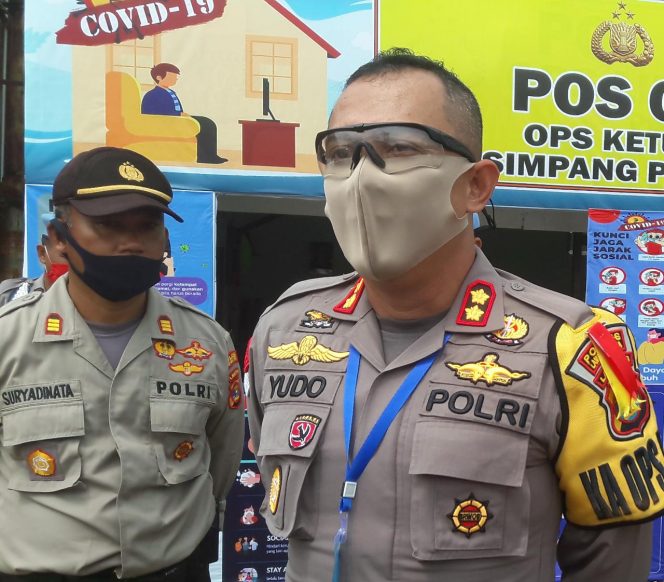 
 Kapolres Pantau Pospam Operasi Ketupat Krakatau 2020