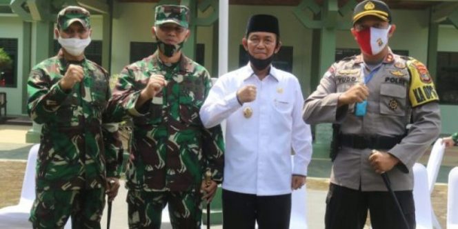 
 Danrem 043/Gatam Lampung, Cek Posko Operasi Check Point