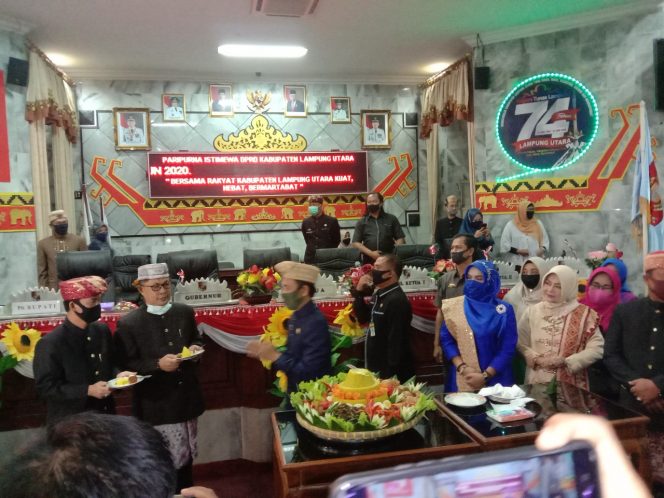 
 Peringatan HUT Lampura Ke-74 Digelar Sederhana