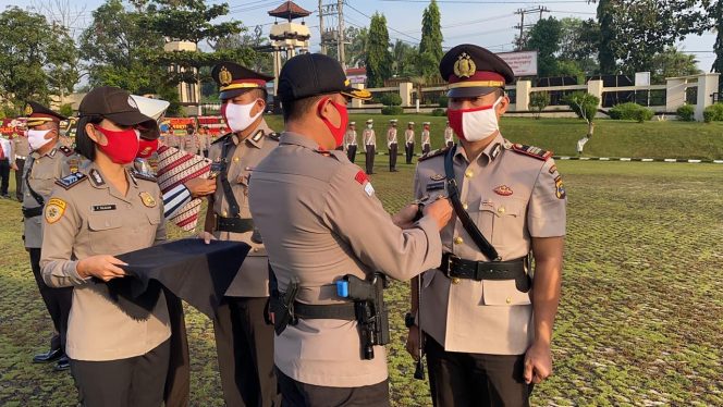 
 Tiga Perwira Polres Lampura Sertijab