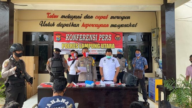 
 Dalam Tiga Pekan, Polres Lampura Ungkap 14 Kasus