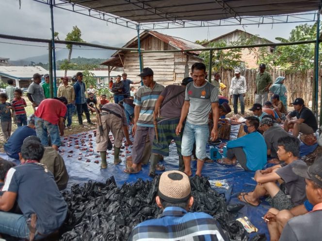 
 Warga Tanjungbaru Timur, Sembelih Sapi dan Kambing