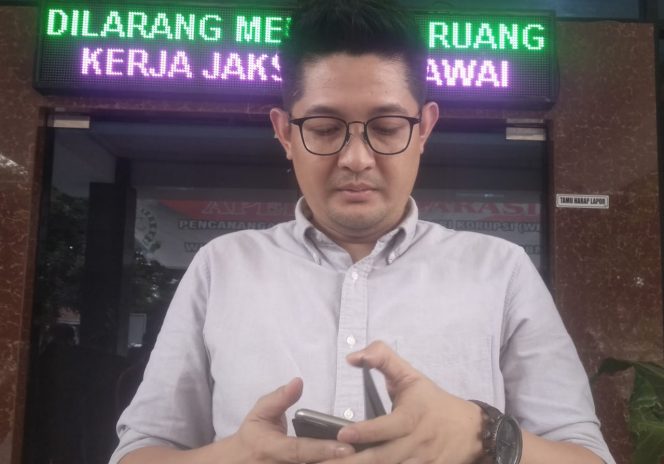 
 caption foto : Kasi Intelijen Kejaksaan Negeri Lampura, Hafiezd
