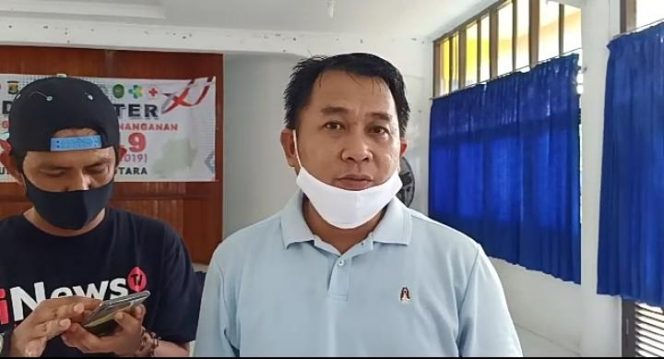 
 caption foto : Sanny Lumi, Kepala Sekretariat Posko Gugus Tugas Percepatan Penanggulangan Covid-19 Lampura