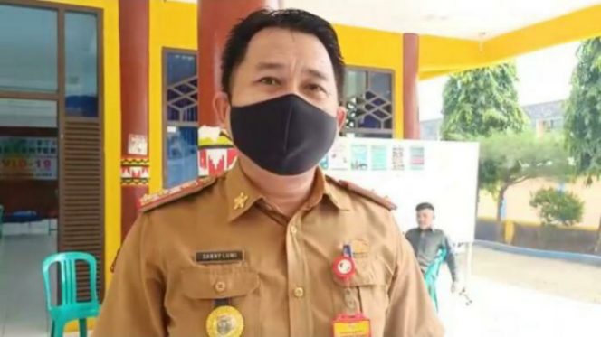 
 caption foto : Sanny Lumi Kepala Sekretariat Gugus Tugas Percepatan Penanggulangan Covid-19 Lampura
