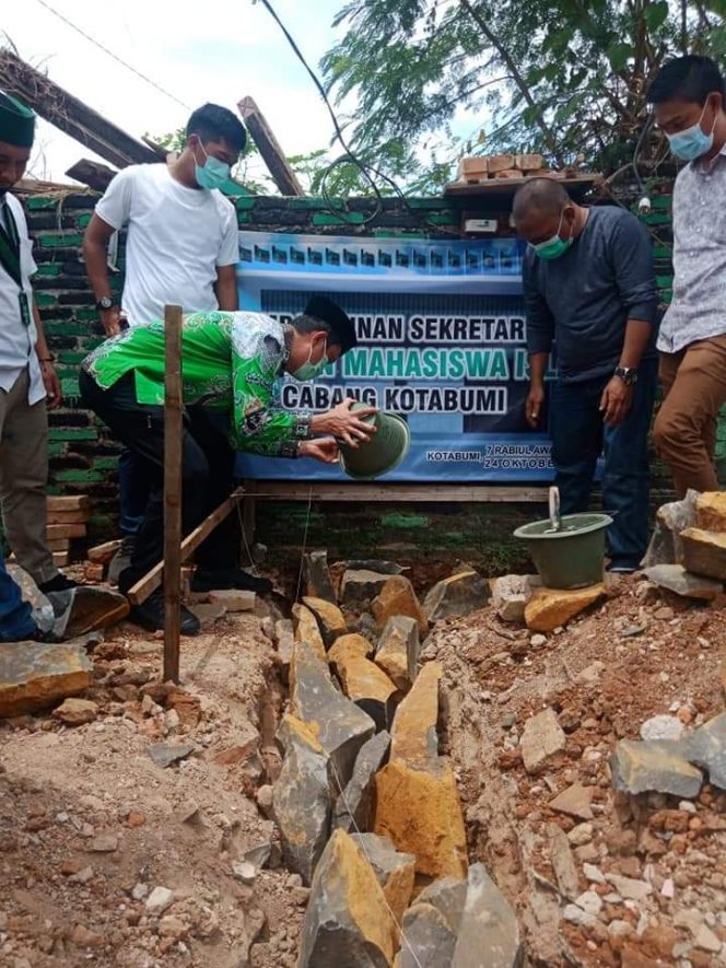 
 HMI Cabang Kotabumi Bangun Gedung Sekretariat