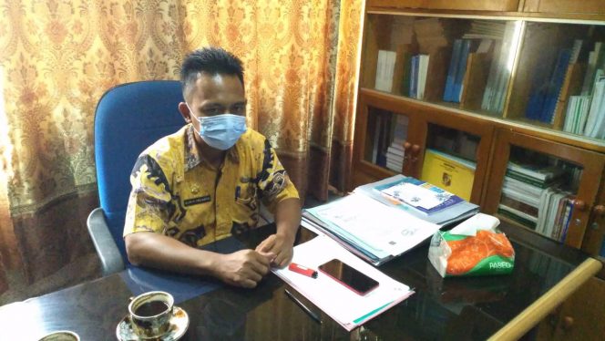 
 Foto Kabid Perencanaan Evaluasi Informasi dan Pembangunan Daerah Surya Ardianto.
