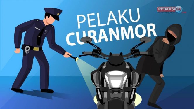 
 Tersangka Curanmor Diringkus Saat Asyik Nonton Televisi