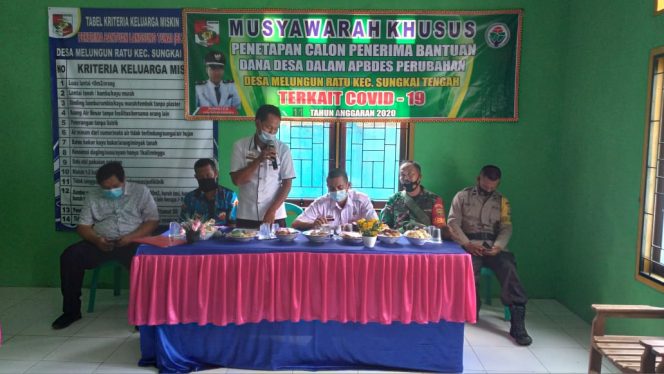 
 caption foto : Pelaksanaan Musdesus di Desa Malungun Ratu, Rabu (18/11)  