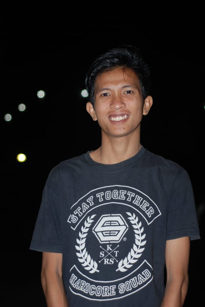 
 Caption foto :  Trias Febi Azola Pinata, ketua Bidang Eksternal Perkumpulan Gerakan Kebangsaan (PGK)Lampura