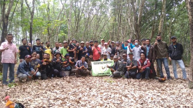 
 caption : PPAB Lampura bersama komunitas persatuan ayam beruga Kabupaten Tulang Bawang Barat (TBB).
