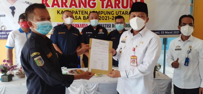 
 Terpilih Secara Aklamasi, Hi. M. Erwinsyah Jabat Ketua Karang Taruna