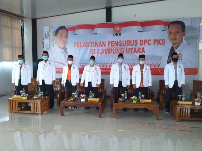 
 21 DPC PKS se Lampura Dilantik