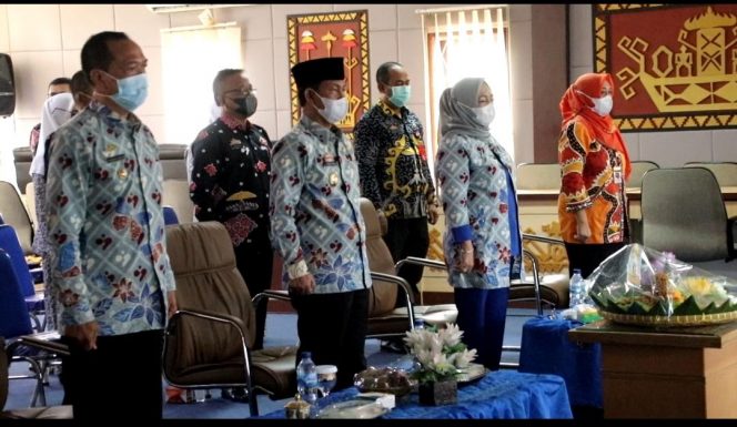 
 Peringatan Harganas 28 di Lampura Digelar Virtual