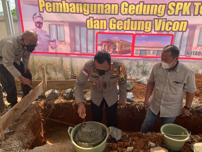 
 Polres Lampura Bangun Gedung SPKT