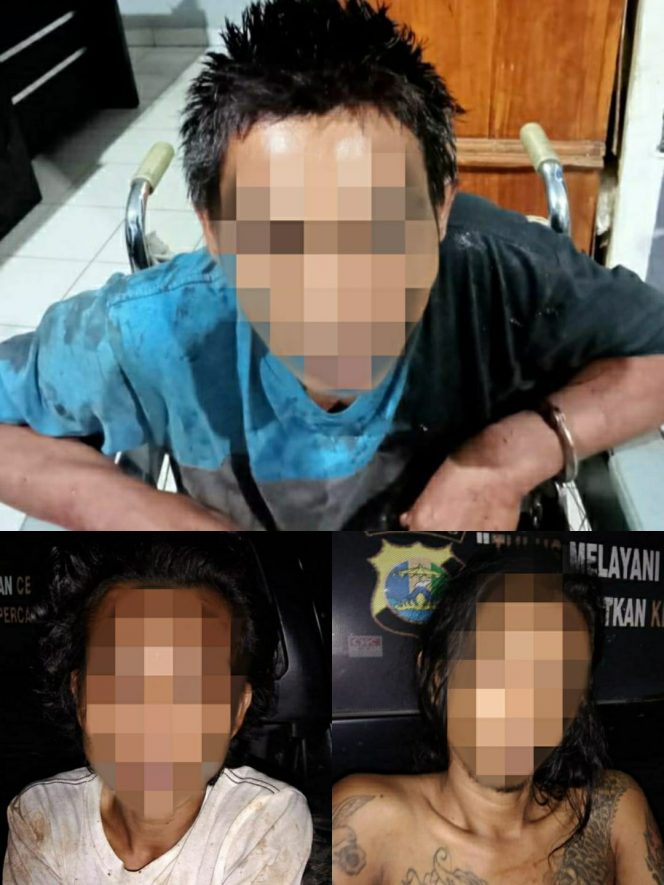 
 caption : Tiga Residivis Curat yang berhasil dibekuk Polisi