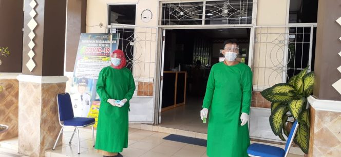 
 caption : Potret Nakes di Lampura yang terus berjuang  dalam  penanganan covid-19