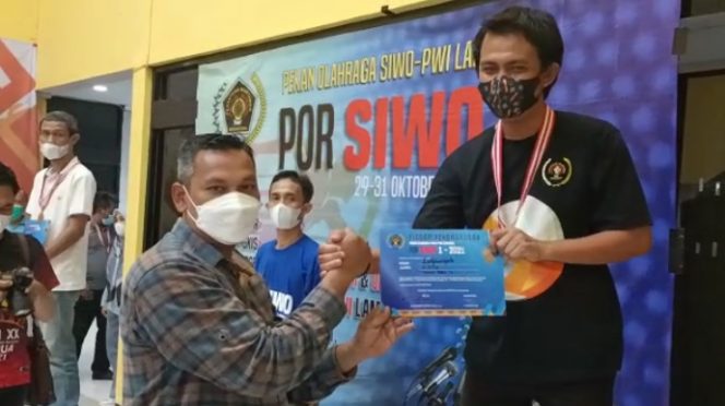 
 PWI Lampura Sabet Tiga Medali di Porsiwo Lampung 2021