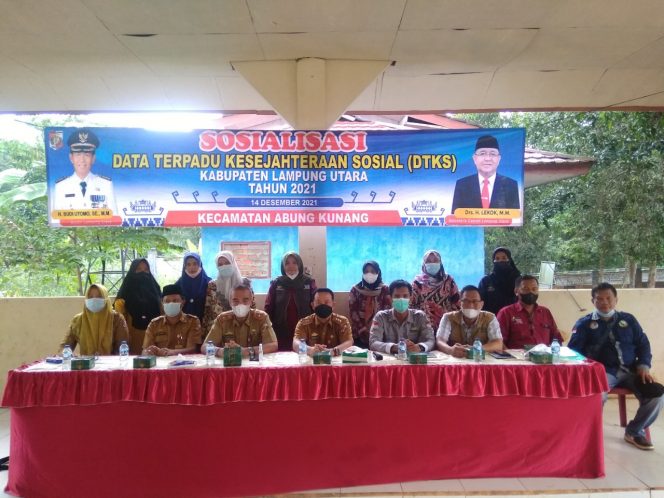 
 Dinas Sosial Lampura Gelar Sosialisasi DTKS