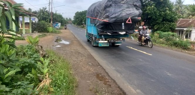 
 caption : Sejumlah titik Jalintengsum Kabupaten Lampura, berlubang dan Bergelombang. Meski ada perbaikan, namun kondisinya tidak bertahan lama. Foto Fahrozy Irsan Toni
