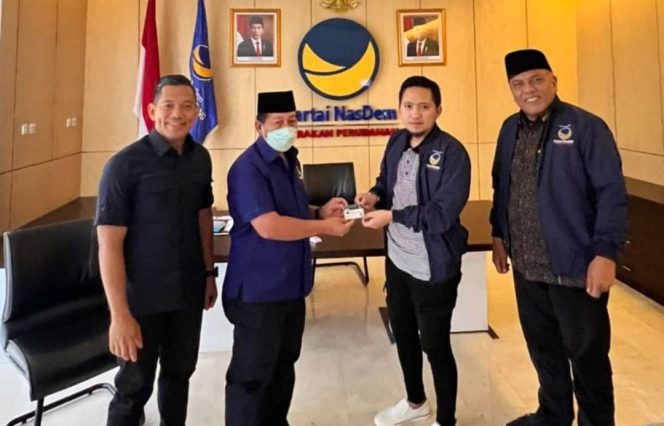 
 Ardian Saputra Gabung NasDem, Disiapkan Untuk Posisi Wabup Lampura ?