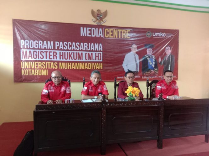 
 UMKO Buka Program Pascasarjana Magister Hukum