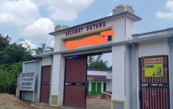 
 salah satu SMAN di Kotabumi, tempat terduga perundungan bersekolah. Foto IST 