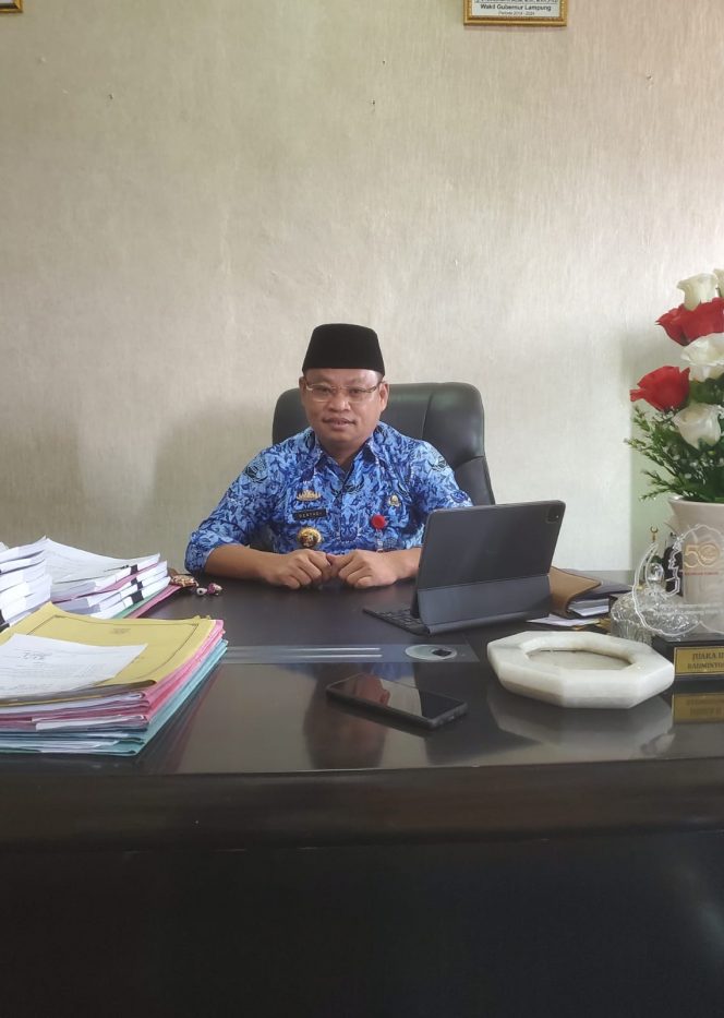 
 caption foto : Hi.Desyadi Kepala Badan Pengelola Keuangan dan Aset (BPKA) Kabupaten Lampura