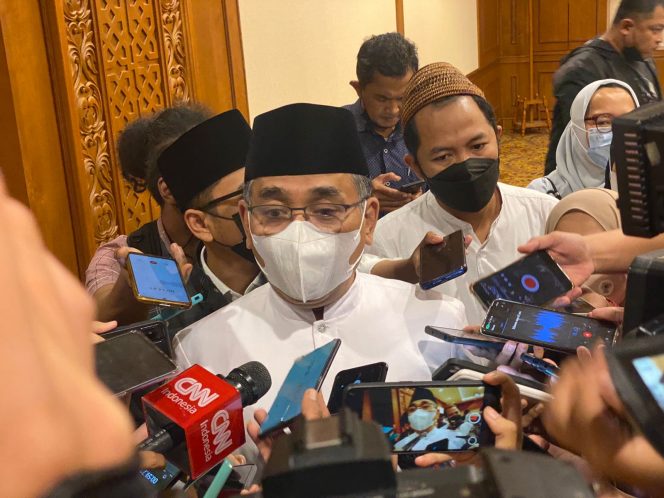 
 Ketua Umum Pengurus Besar Nahdlatul Ulama (PBNU) Yahya Cholil Staquf. Foto Dok—