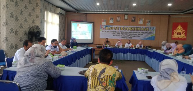 
 Foto  Tampak peserta saat mengikuti Rakor pencegahan dan penanganan tindak kekerasan terhadap perempuan dan anak, Rabu (13/7).