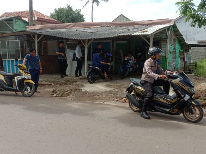 
 TKP aksi pencurian sepeda motor yang tak jauh dari Mapolres Lampura. Foto Fahrozy Irsan Toni/RNN -------