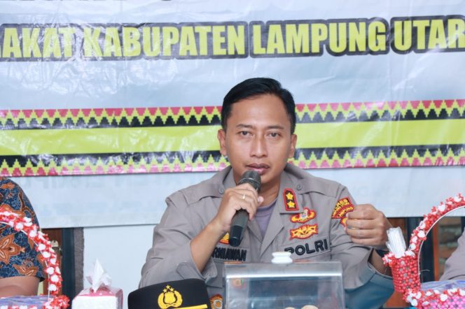 
 Kapolres Lampung Utara AKBP Kurniawan Ismail, SH., S.IK., M.IK