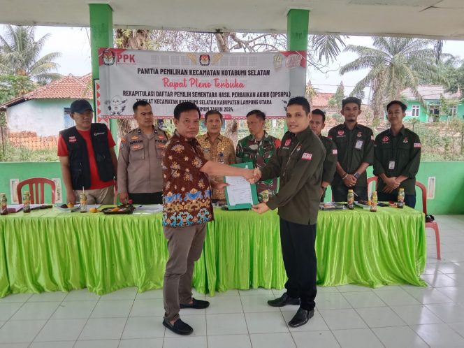 
 PPK Kotabumi Selatan Tetapkan 51.918 Pemilih Masuk DPSHP