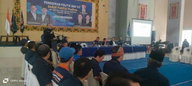
 Kader Nasdem Dua Kabupaten Ikuti Pendidikan Politik dan ToT