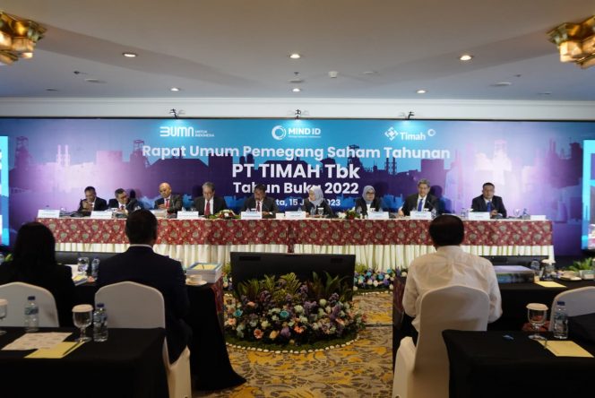 
 RUPS Tahunan TINS Bagikan Dividen Rp 312 M, Tunjuk Ahmad Dani Virsal Jabat Dirut PT Timah Tbk