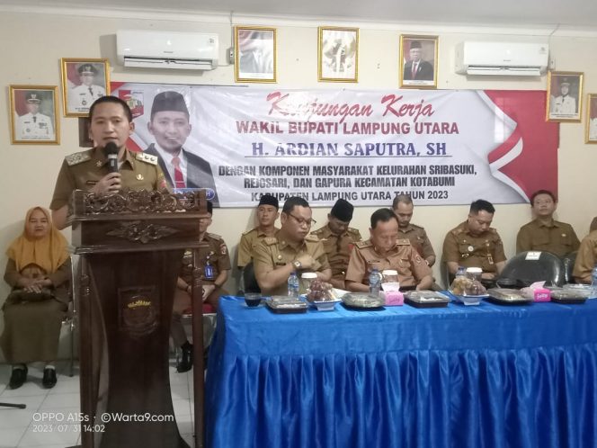 
 Kunker, Wabup Silaturhami Dengan Masyarakat 6 Kelurahan