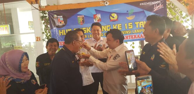 
 Peringati HUT TKSK ke 15, Ini Pesan Kadis Sosial Lampura