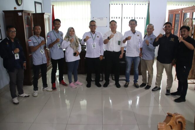 
 Audensi, Ketua PN Bangun Sinergi Dengan PWI Lampura