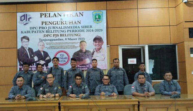 
 DPC PJS Belitung Dilantik, Siap Perkuat Jurnalisme Profesional