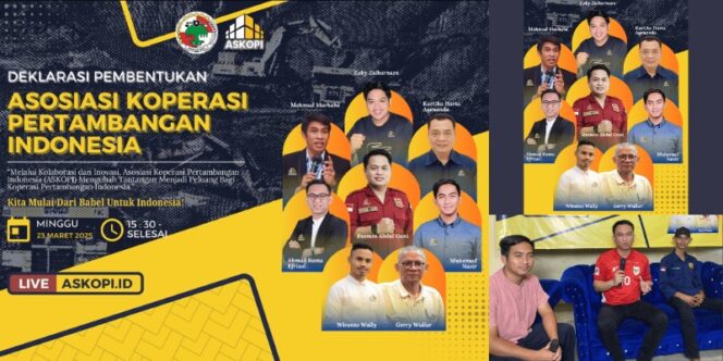
 Deklarasi ASKOPI: Wadah Baru untuk Koperasi Pertambangan Rakyat Indonesia