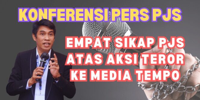 
 Ini Sikap PJS Atas Aksi Teror ke Media Tempo
